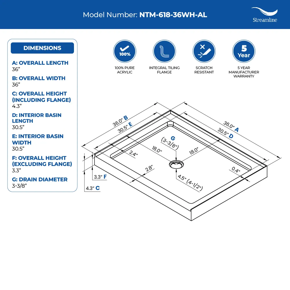 NTM-618-36WH-AL