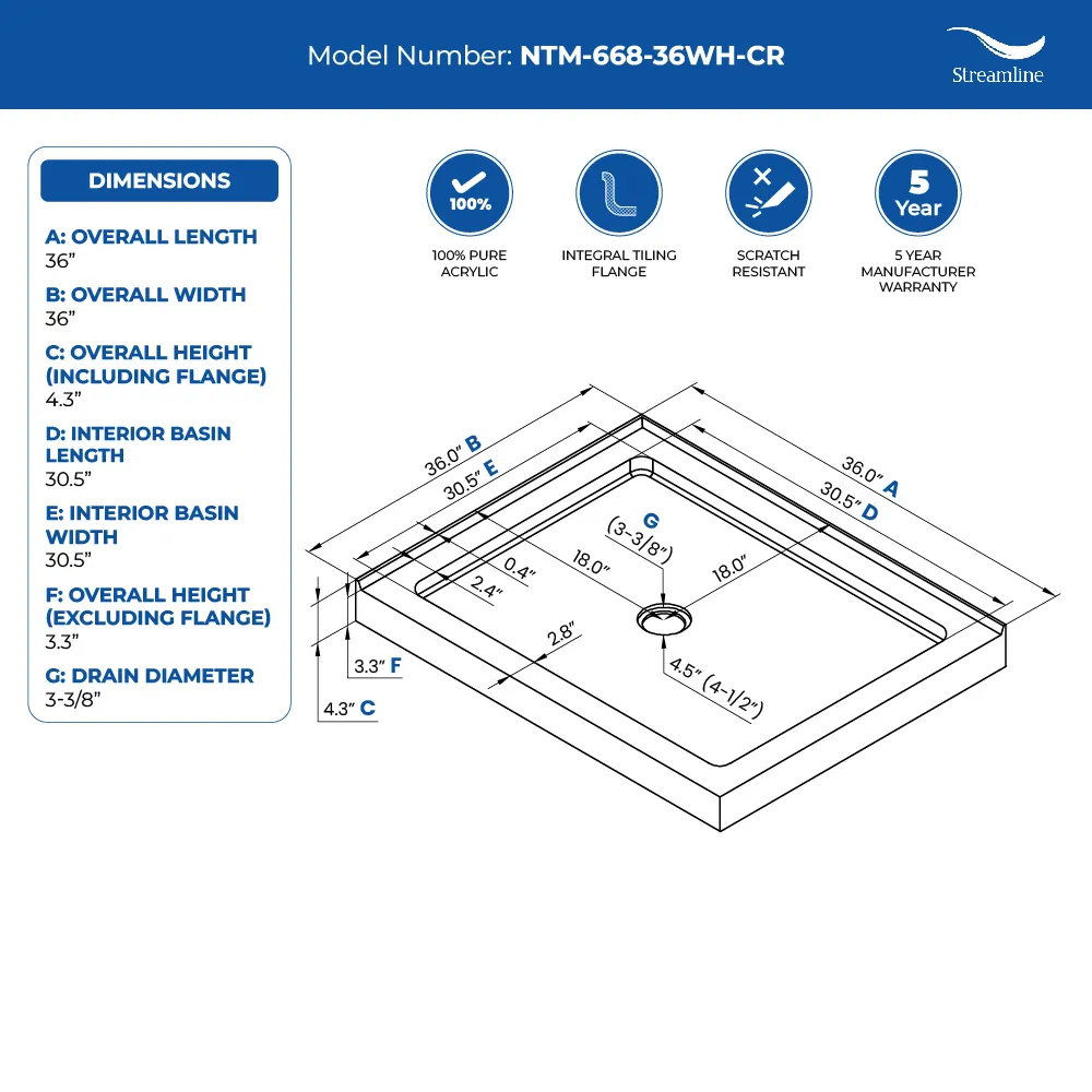 NTM-668-36WH-CR