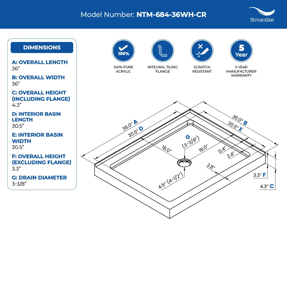NTM-684-36WH-CR