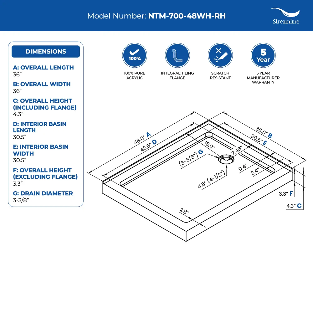 NTM-700-48WH-RH